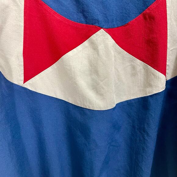 Vintage 90s Western Geometric Batwing Button-Up Top - Size XL - Picture 10 of 10